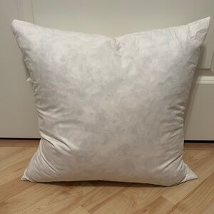 Feather Accent Pillow Insert 22”x22”